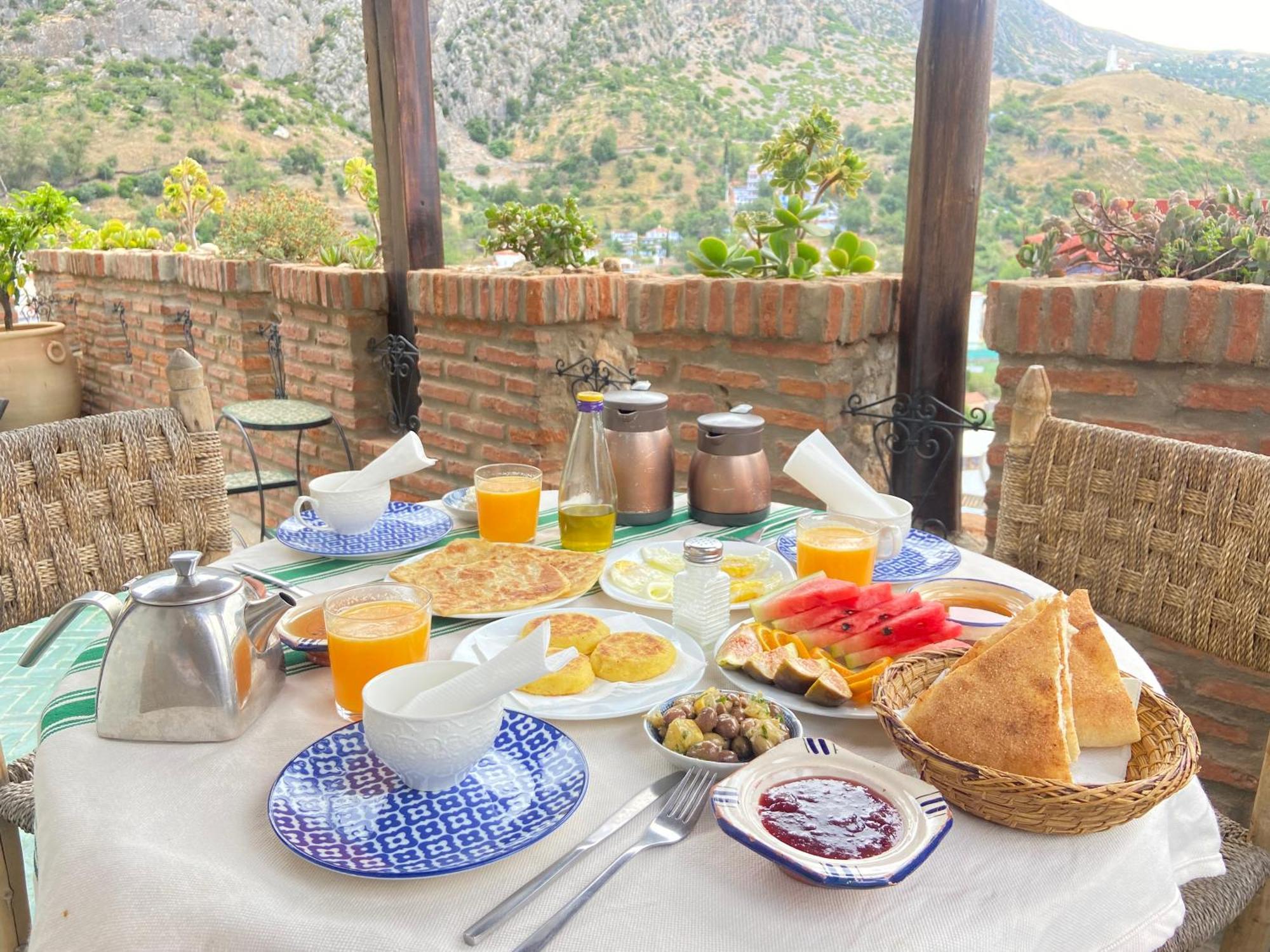 Riad Gharnata Chefchaouen Bagian luar foto